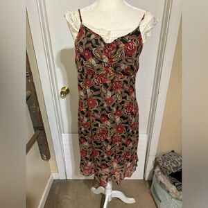 Flower print dress